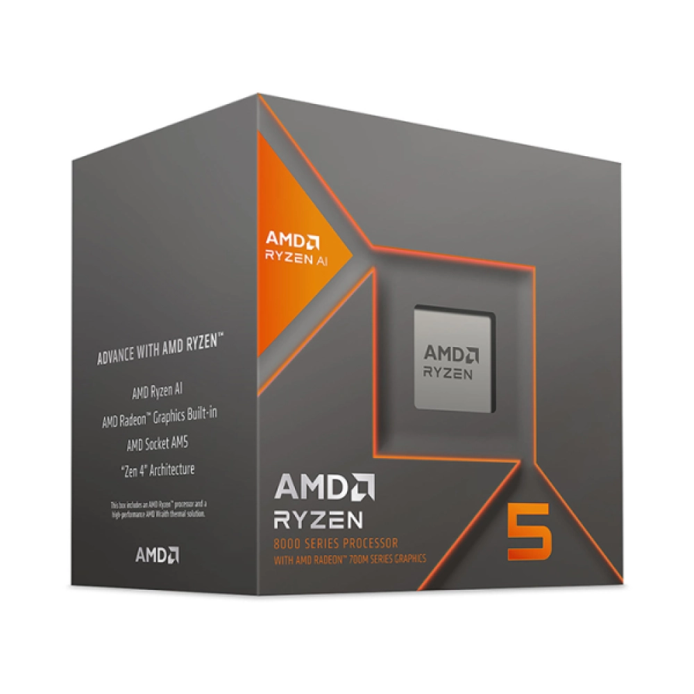 CPU AMD Ryzen 5 8600G | 4.3 GHz up to 5.0GHz, 6 Cores 12 Threads, AM5